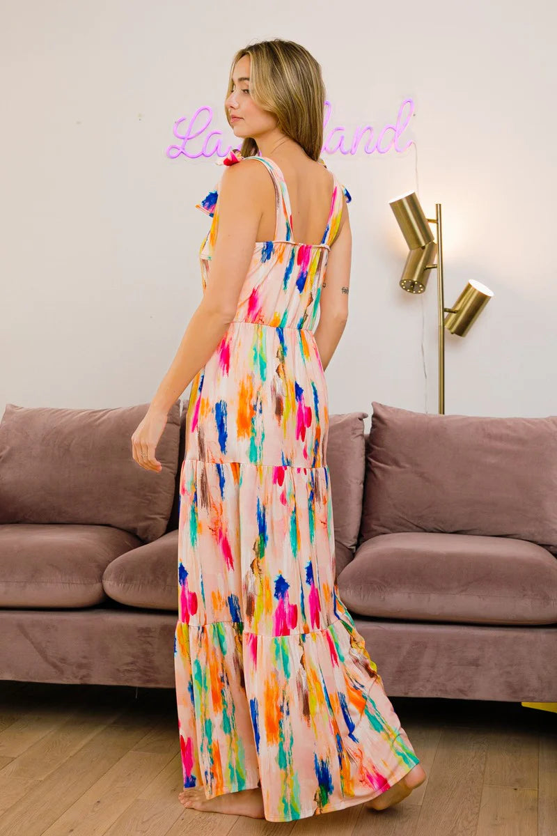 Paint The Town Maxi Dress