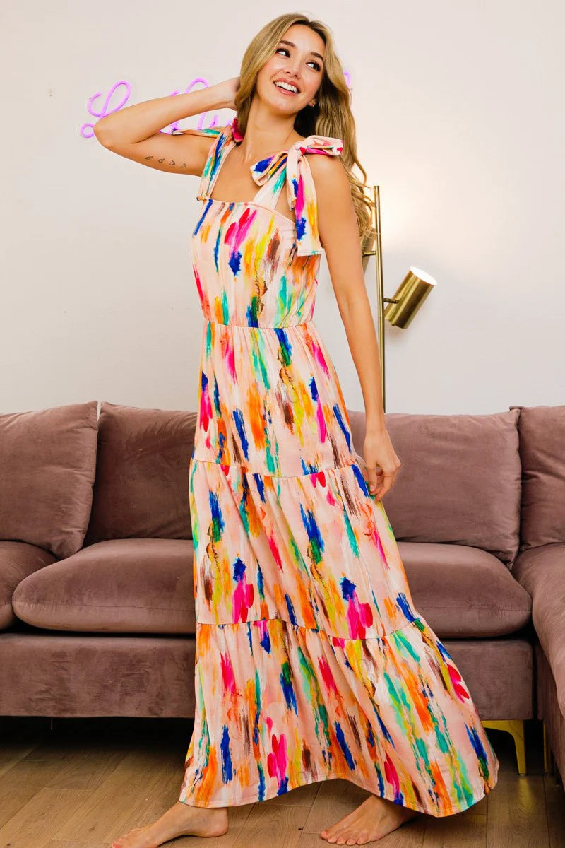 Paint The Town Maxi Dress