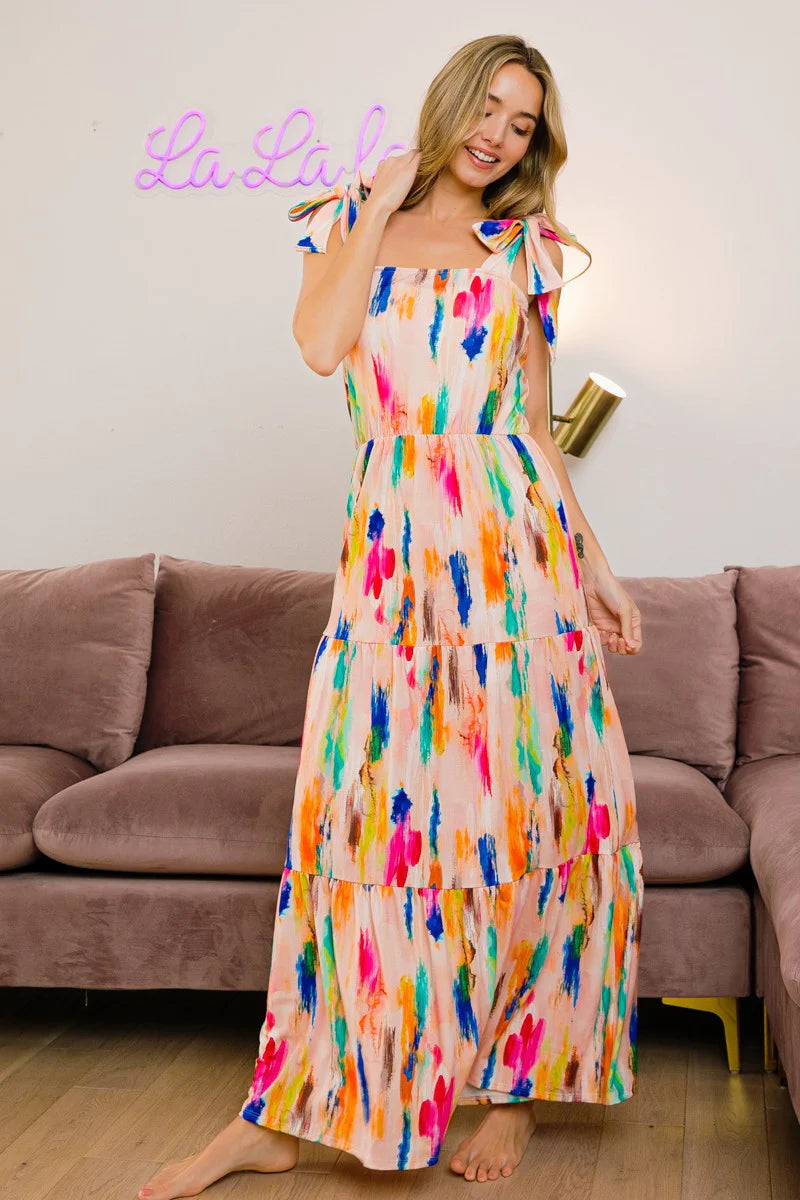 Paint The Town Maxi Dress