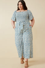 Whimsy & Wishes Floral Jumpsuit