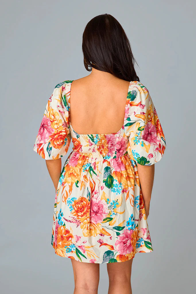 Rizzy Cutout Short Dress - Gladiola