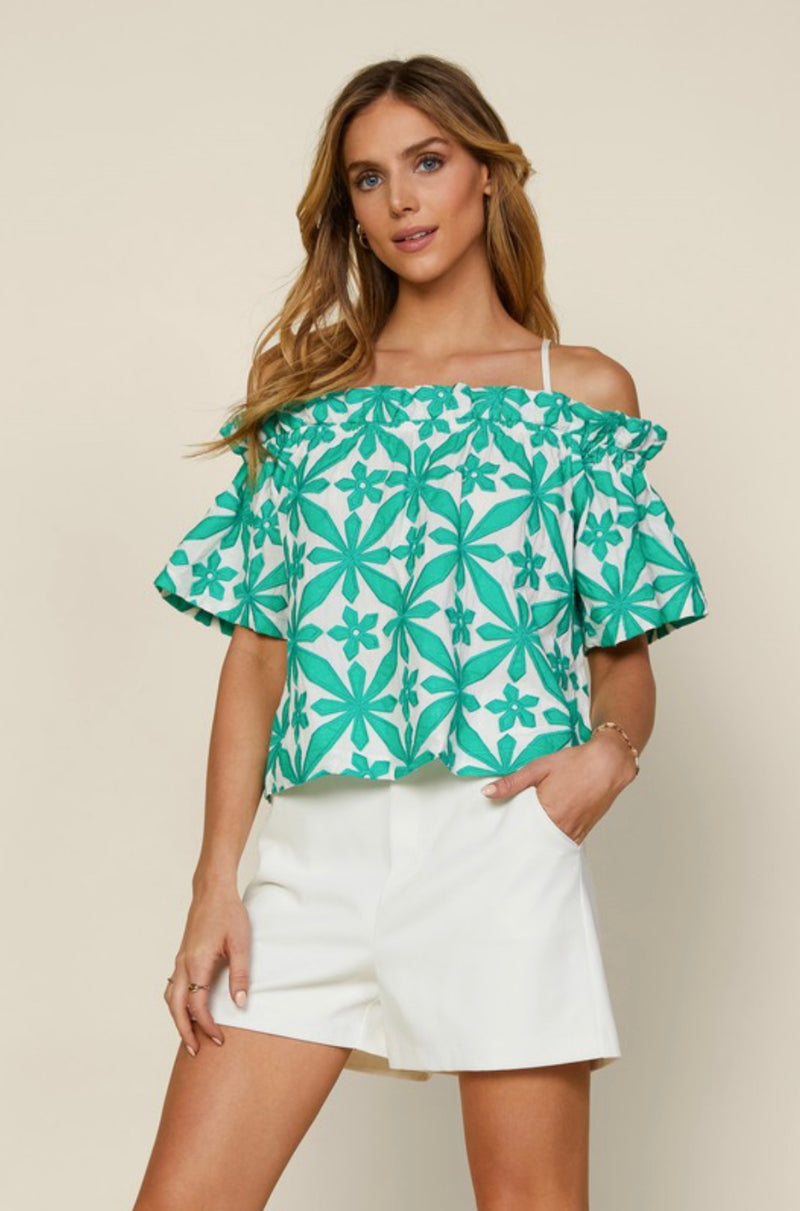 Uptown Girl Off The Shoulder Top