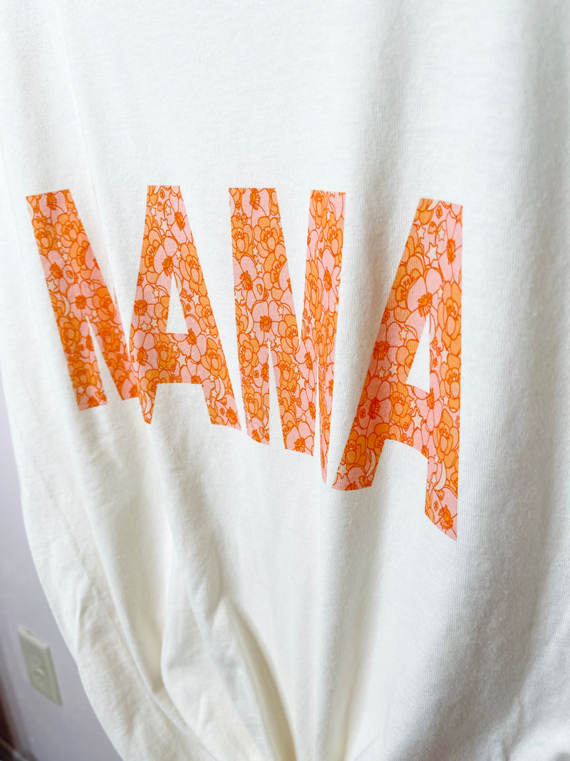 MAMA Floral Tee FINAL SALE