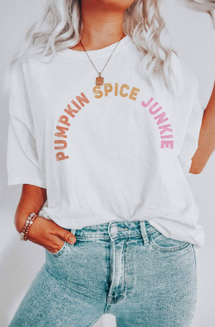 Pumpkin Spice Junkie Tee FINAL SALE