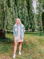 Put Your Boots On Distressed Denim Jacket - FINAL SALE