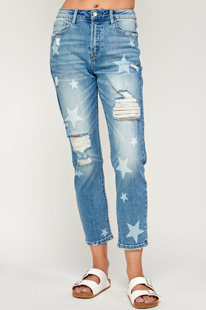 Star spangled jean