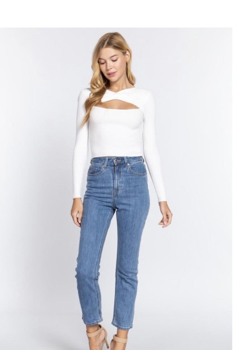 Divine Darling Cut Out Sweater