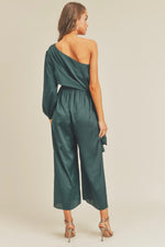 Champagne Nights Satin Jumpsuit